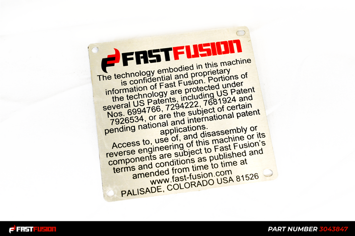 Patent Plate, USA